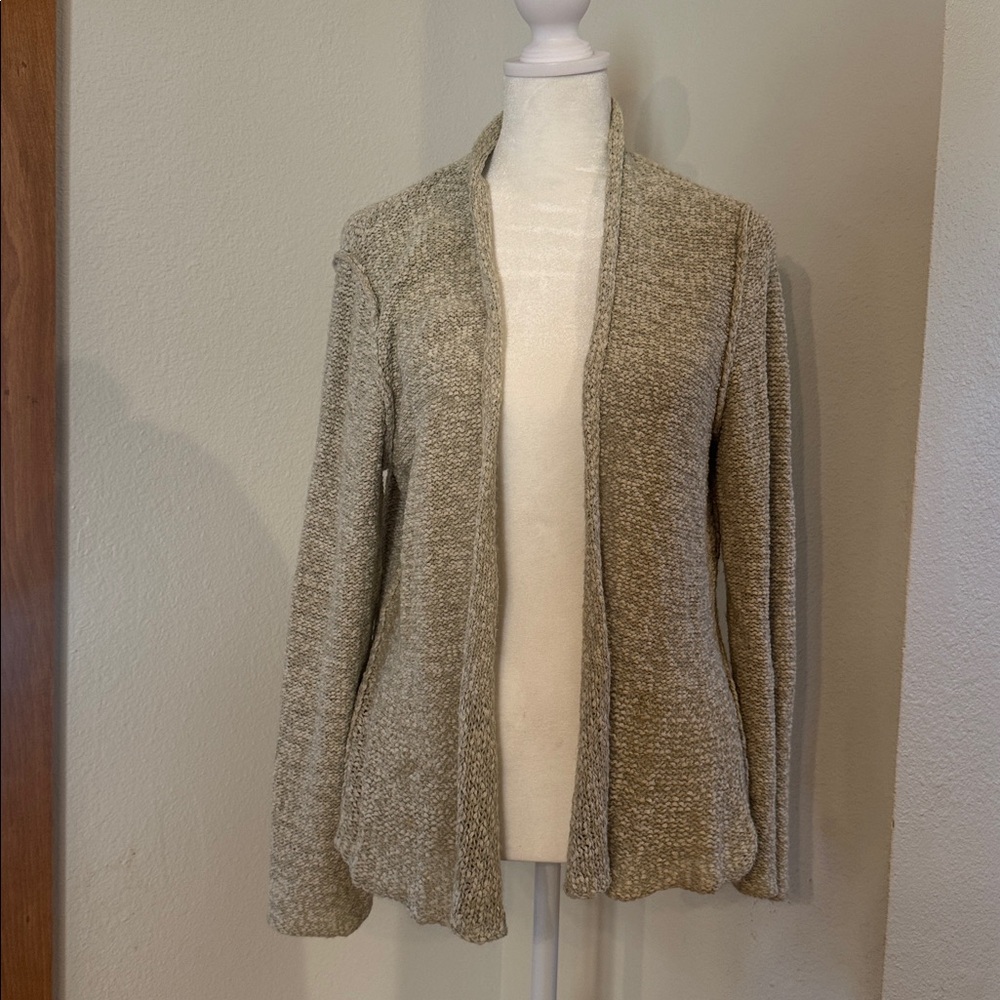 Eileen Fisher Heather Gray Women's Cardigan Size Medium